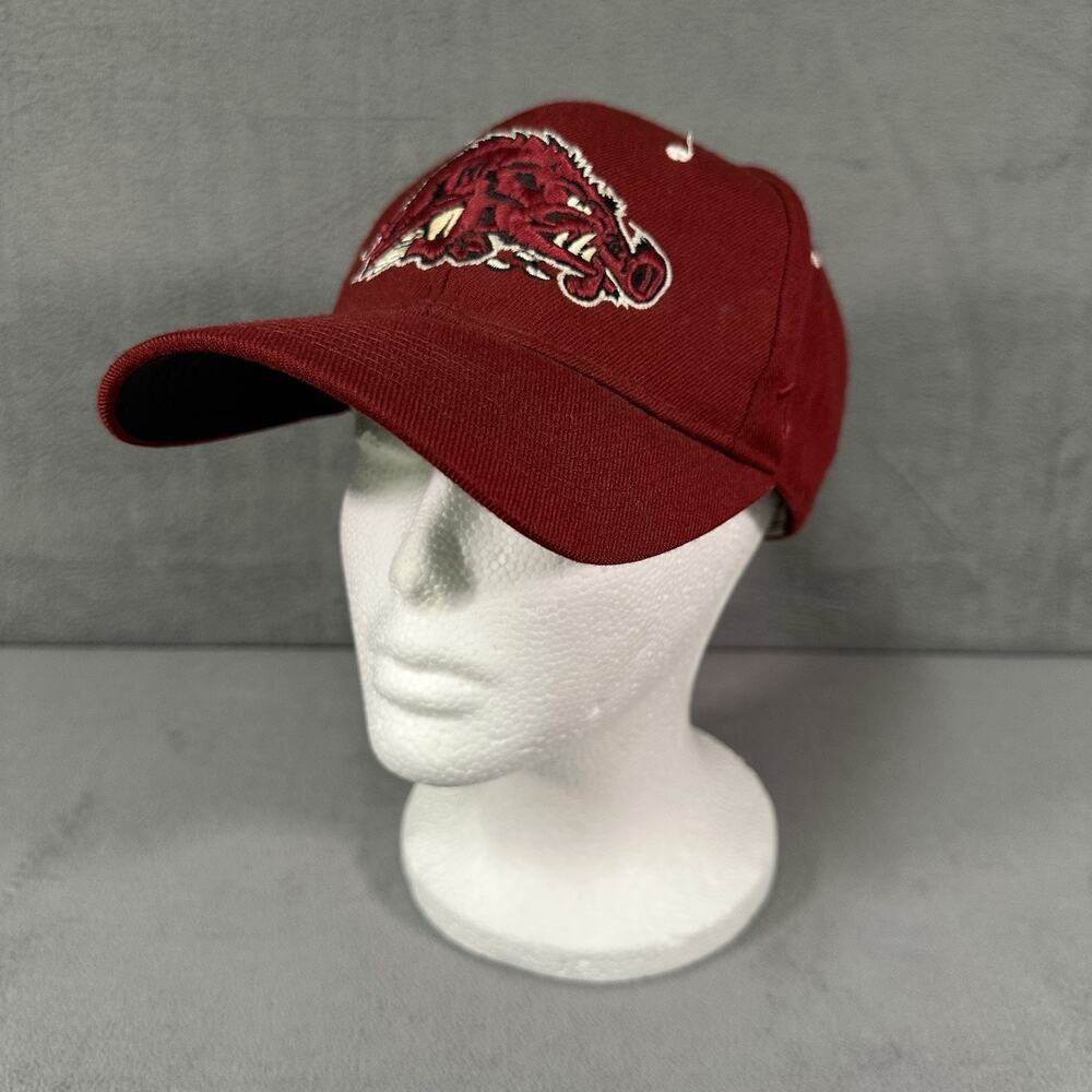 Zephyr Arkansas Razorbacks Hat Red Men’s 7 1/8 Wool Blend Fitted Y2K NCAA Hogs